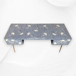 Ada Bone Inlay Desk Blue 2