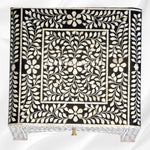 Best look Alice Bone Inlay Bedside Black 5
