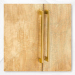 Antique Brass Embossed 3 Door Sideboard 4