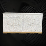 Stunning Arabic mother-of-pearl inlay cabinet in white Online 1