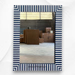 Bone Inlay Mirror for Living Room