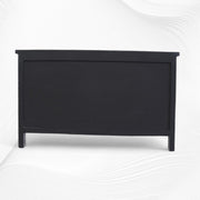 Black Mother Of Pearl Inlay Chest Of 7 Drawers Large