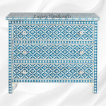 Blue Bone Inlay Arctic Chest Of 3 Drawers 4