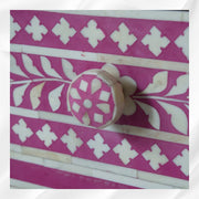 Bone Inlay Bedside Table for modern home