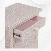 Luxury Bone Inlay Bedside Table for modern home