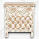 Luxury Bone Inlay Bedside Table