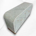 Bone Inlay Waterfall Sideboard Sage Green 5