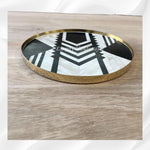 bone inlay serving tray