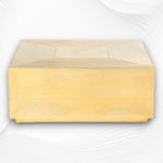 Brass Coffee Table Square 4