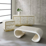 Luxury Bone Inlay Center Table