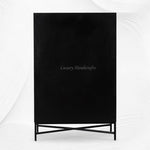 Celesta Mother of Pearl Inlay Bar Cabinet Black 7
