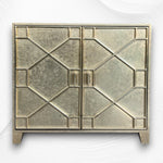 Chatham Hollywood Regency 2 Door Brass Cabinet 5