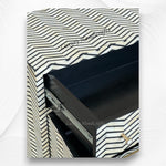 Chevron Bone Inlay Buffet Black 4