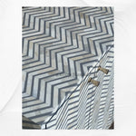 Chevron Bone Inlay Media Console Grey 5