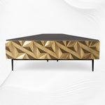 Denver Brass Corner TV Unit 1