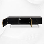 Denver Brass Media Cabinet 1