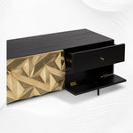 Denver Brass Media Cabinet 4