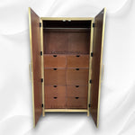 Elio Brass Embossed Cupboard 4