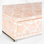 Fez Mother Of Pearl Inlay Console Pale Pink 1