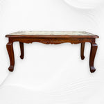 Italian Marble Coffee Table Gemstone Inlay 4