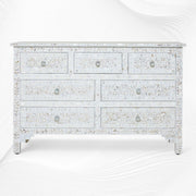 Best lvory mother of pearl inlay chest of 7 drawer 6