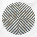 MOP Inlay Coffee Table Diamond Stripe Grey 5