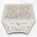 MOP 1 Drawer 2 Door Bedside Table Light Pink 6