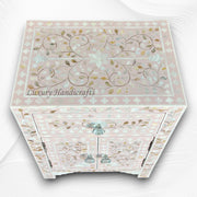 MOP 1 Drawer 2 Door Bedside Table Light Pink 6