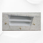 Madeline Bone Inlay Media Cabinet White 5