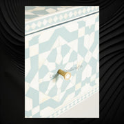Moroccan Bone Inlay Desk Green 4