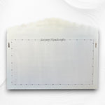 Mother Of Pearl Inlay Floral Crested Mirror White Large 2