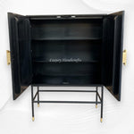 Nola Full Bone Inlay Bar Cabinet 4