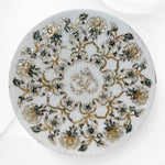 Om Medallion Flower Abalone Yellow MOP  2