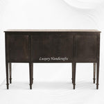 Ronaldo Teakwood MOP Inlay Sideboard Walnut Finish 5