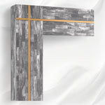 Stella Colored Bone and Brass Inlay Mirror Grey 4