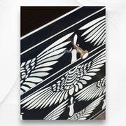 Swan Bone Inlay Sideboard Black 5