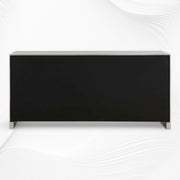 Talitha Nickel Embossed 4 Door Credenza 5