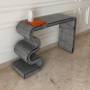 Twist Bone Inlay Console Black 1