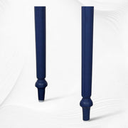 Blue Embossed Bone Inlay Curved Console