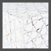 Fez Mother of Pearl Inlay Coffee Table White