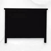 Flower Mother Of Pearl Inlay 4 Drawer Chest Black