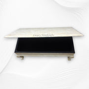 Full Bone Inlay Center Table with Storage