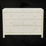 Bone Inlay Lexi Dresser White 1