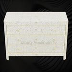 Bone Inlay Lexi Dresser White 5