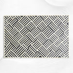 Optical Inlay Coffee Table Black 5