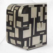 Patch Sideboard Black and White Metal