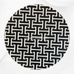 Tetris Mother of Pearl Inlay Side Table Brass Black 3
