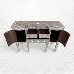 Bone Inlay Victorian Buffet Brown 3