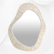 white bone inlay mirror frame