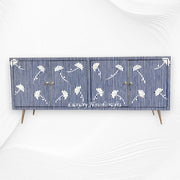 Ada Bone Inlay Media Unit Blue 6
